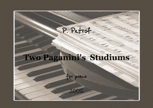 Two Paganini Studiums for piano solo