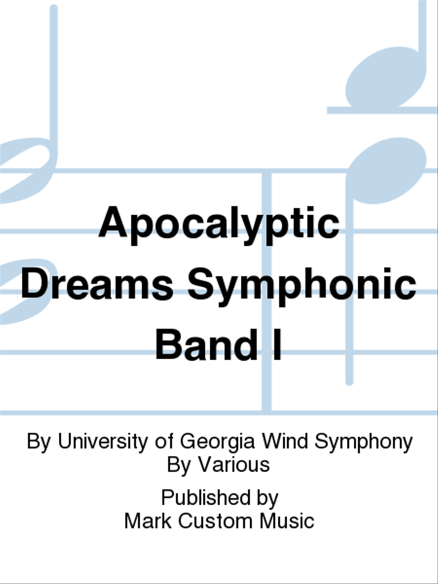 Apocalyptic Dreams Symphonic Band I Concert Band scores gallery preview page 1