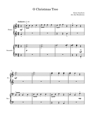 O Christmas Tree Piano Duet (Beginner)
