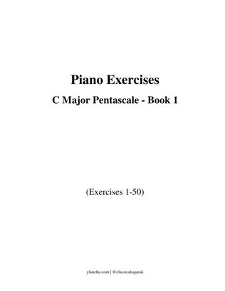 Beginner Piano Exercises - Sight Reading C Major Pentascale Book 1 (Digital PDF Download)