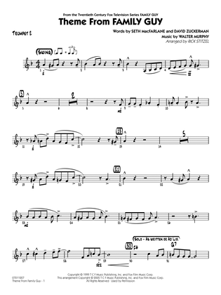 Book cover for Theme from Family Guy (arr. Rick Stitzel) - Trumpet 2