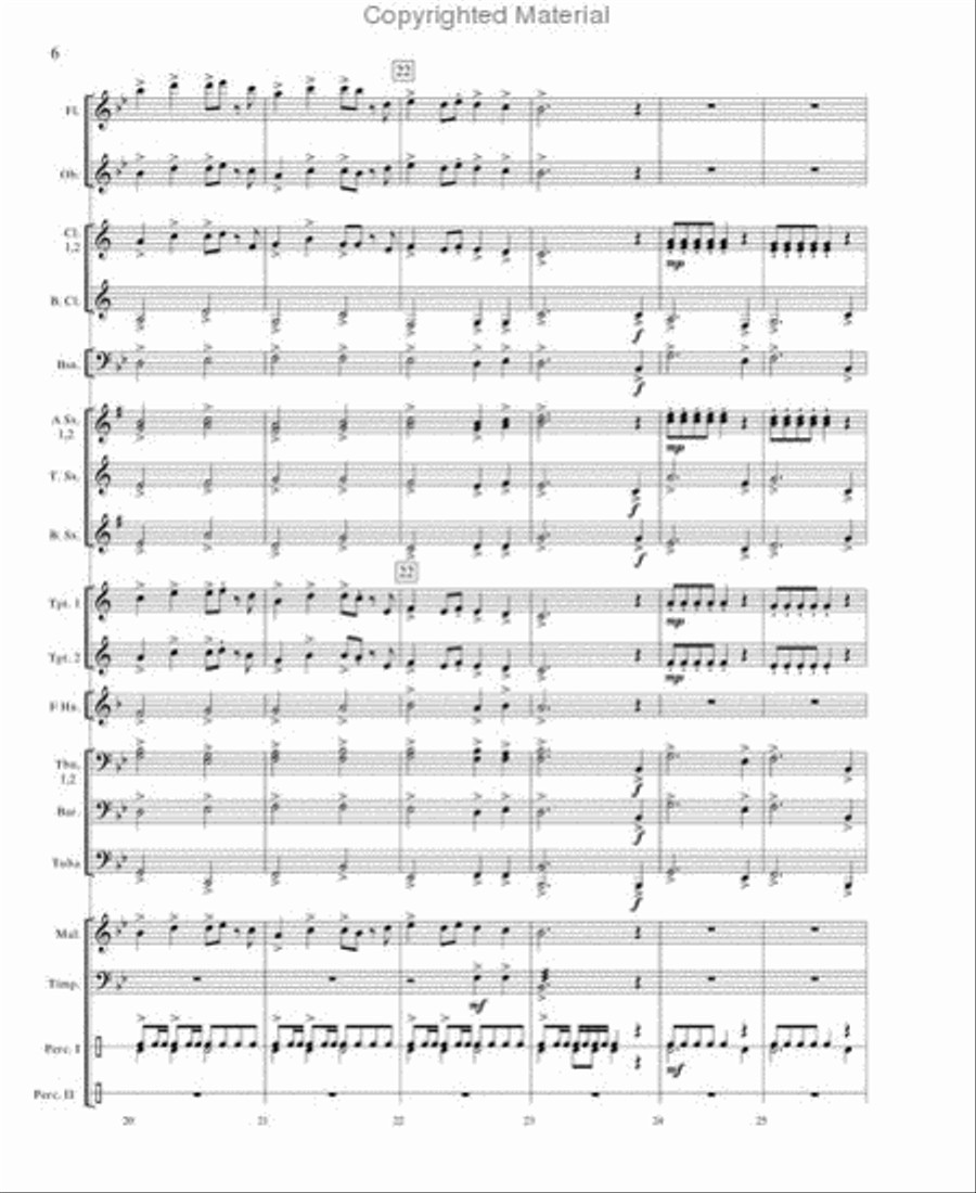Flight From the Hills Concert Band scores gallery preview page 5
