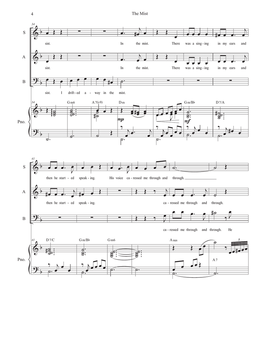 The Mist 3-Part scores gallery preview page 4