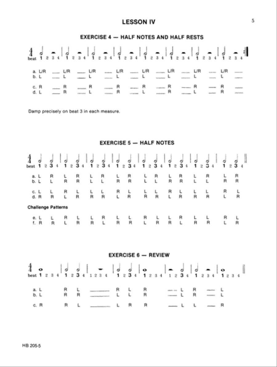Learning To Ring - Rhythm Skills Handbell Choir scores gallery preview page 4