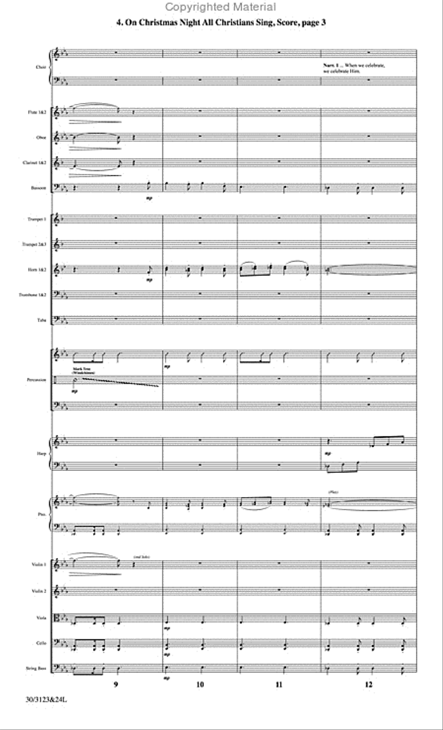 The Christmas Story - Set of Parts Choir scores gallery preview page 27
