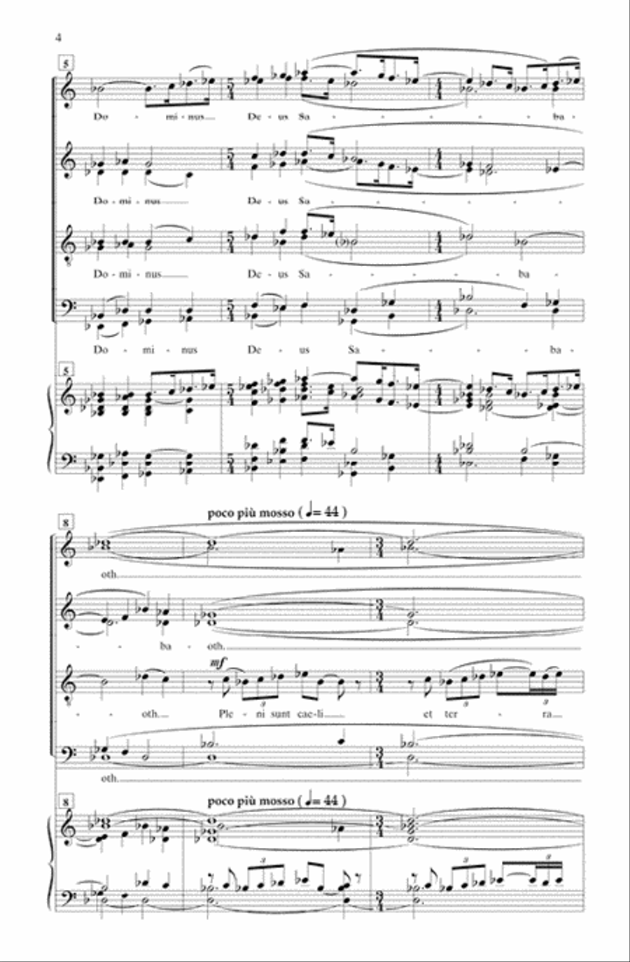 Sanctus (London) Divisi scores gallery preview page 3
