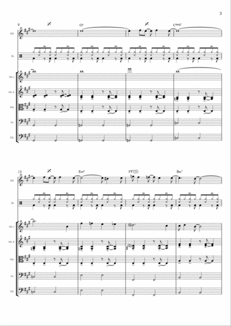 How Insensitive (insensatez) String Orchestra scores gallery preview page 3