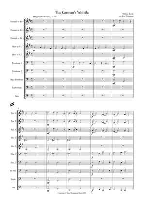 Byrd: The Carman's Whistle - brass choir