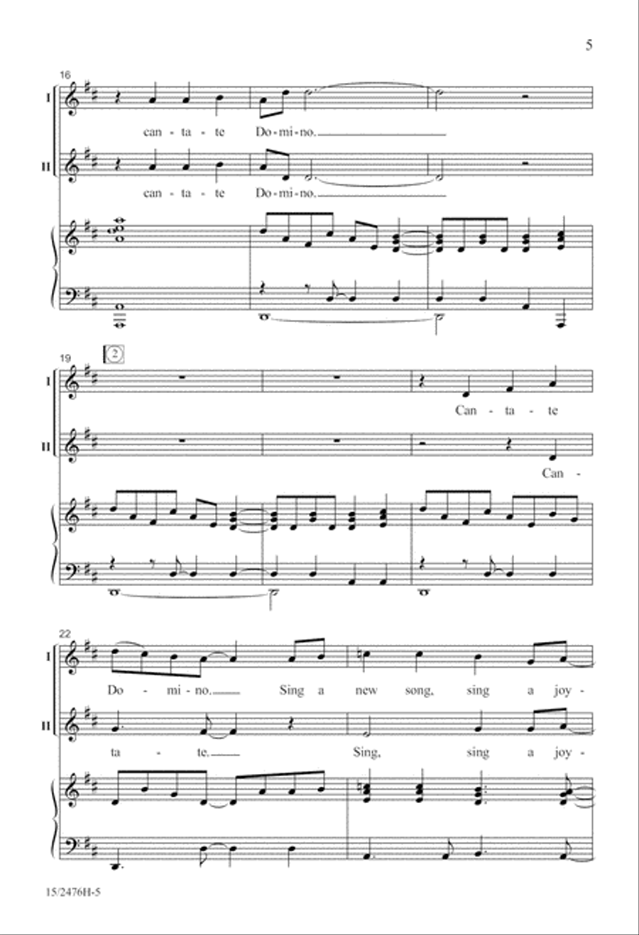 A Joyful Song 2-Part scores gallery preview page 6