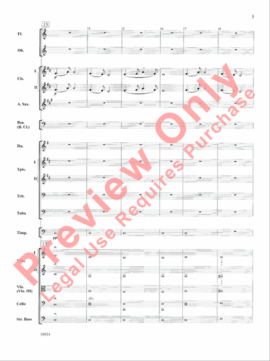 Largo Largo Full Orchestra scores gallery preview page 6