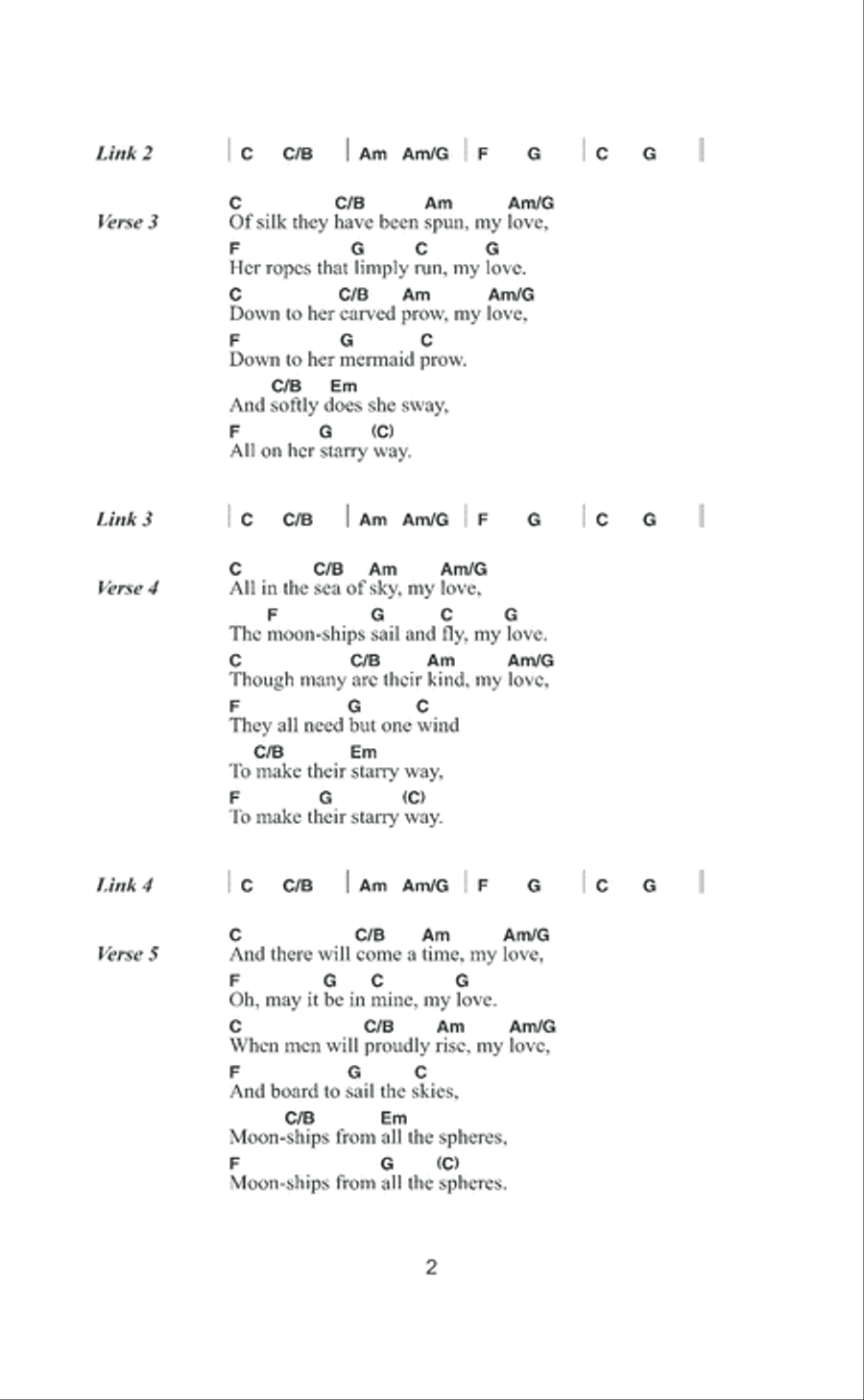 Voyage Of The Moon Acoustic Guitar scores gallery preview page 2