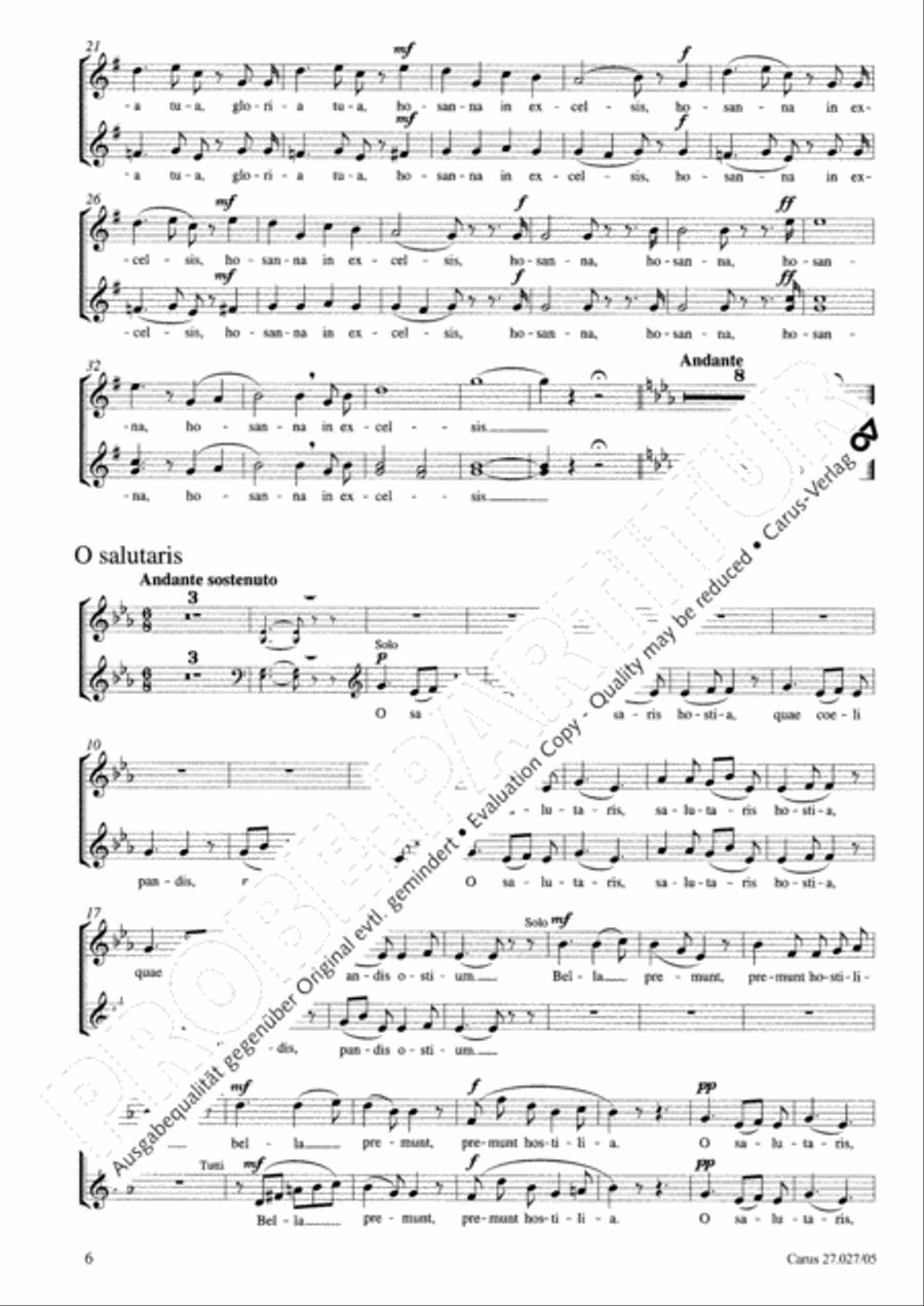 Messe breve SA scores gallery preview page 7