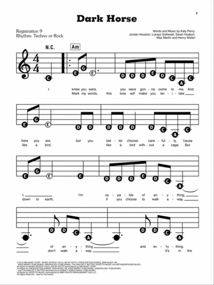 21 Top Hits Electronic Keyboard scores gallery preview page 4