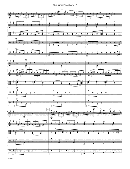 New World Symphony (Symphony No. 9, Mvt. IV) - Conductor Score (Full Score)