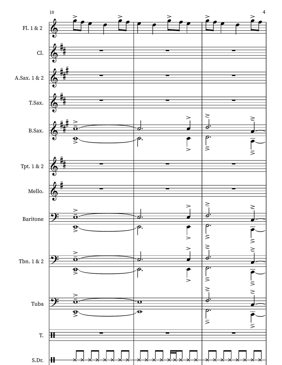 Mo Bamba Small Ensemble scores gallery preview page 4