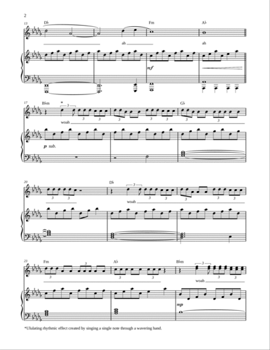 The White Lotus - Main Title Theme Voice scores gallery preview page 2