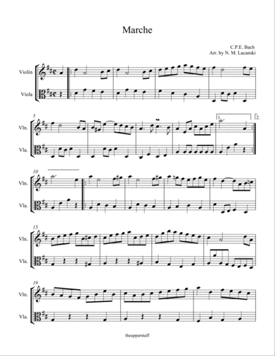 Marche String Duet scores gallery preview page 2