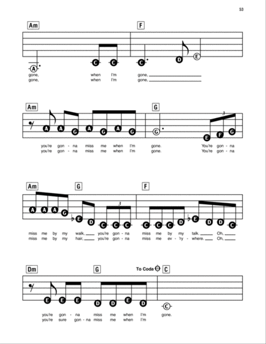 Cups (When I'm Gone) (from Pitch Perfect) Electronic Keyboard scores gallery preview page 3