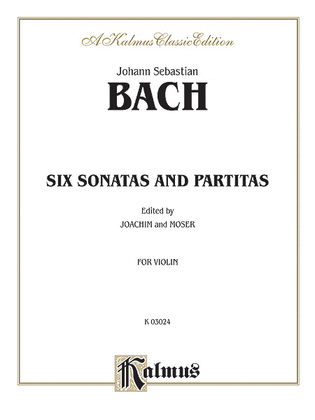 Book cover for Six Sonatas and Partitas
