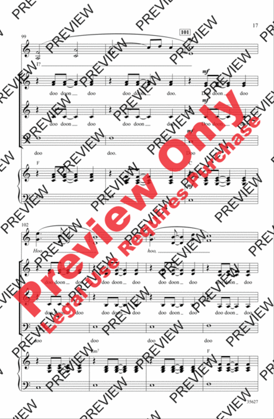Over the Rainbow 3-Part scores gallery preview page 35