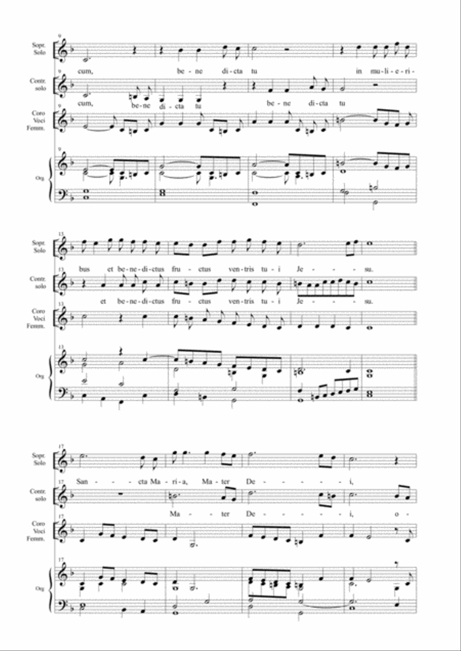 AVE MARIA - Tagliabue - CANON on the ADAGIO: