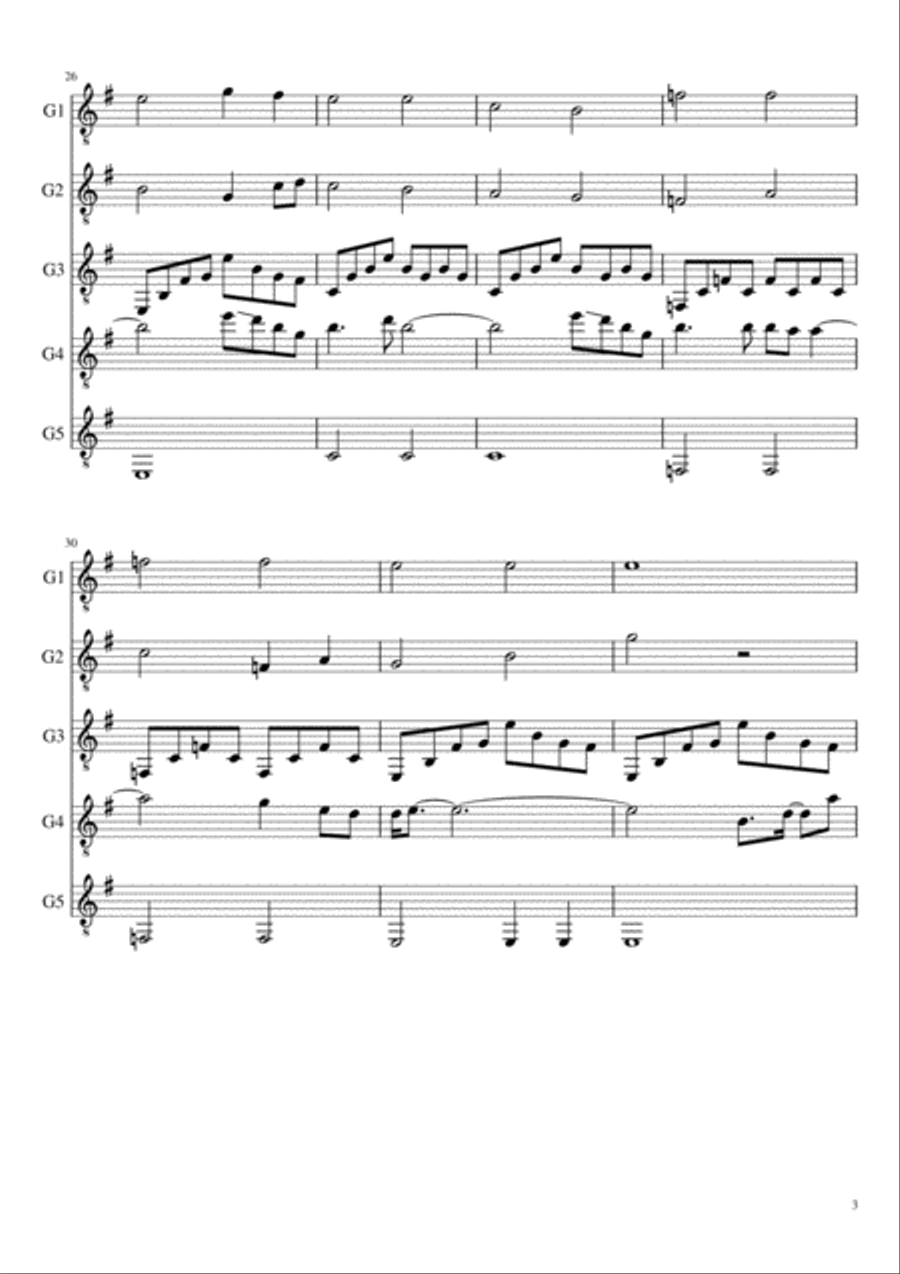 For The Love Of God Guitar Solo scores gallery preview page 4