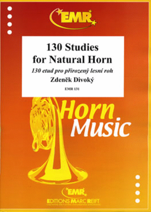 Book cover for 130 Studies for Natural Horn