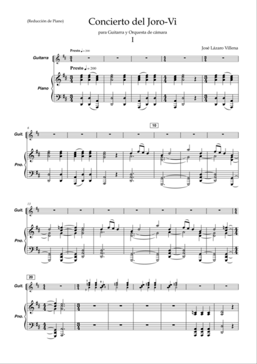 Concierto del Joro-Vi Piano scores gallery preview page 3