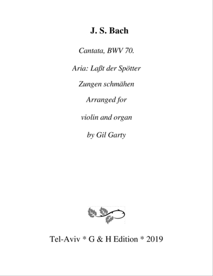Aria: La Aria: La Small Ensemble scores gallery preview page 1