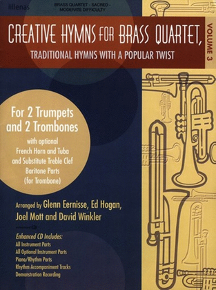 Book cover for Creative Hymns for Brass Quartet, Vol. 3