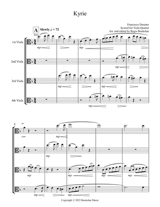 Kyrie (Durante) (Viola Quartet)