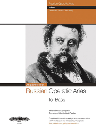 Book cover for Russian Operatic Arias for Bass and Piano