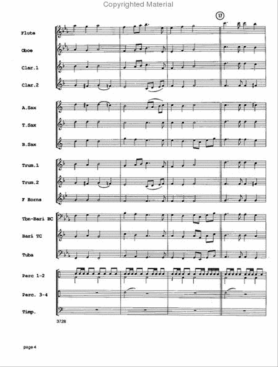 Sounds of the Season Concert Band scores gallery preview page 5