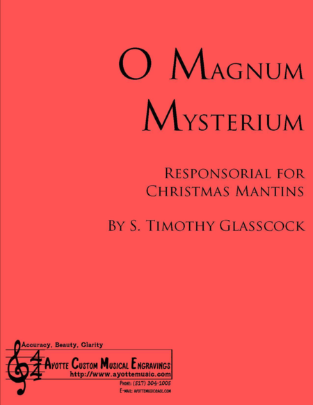 O Magnum Mysterium image number null