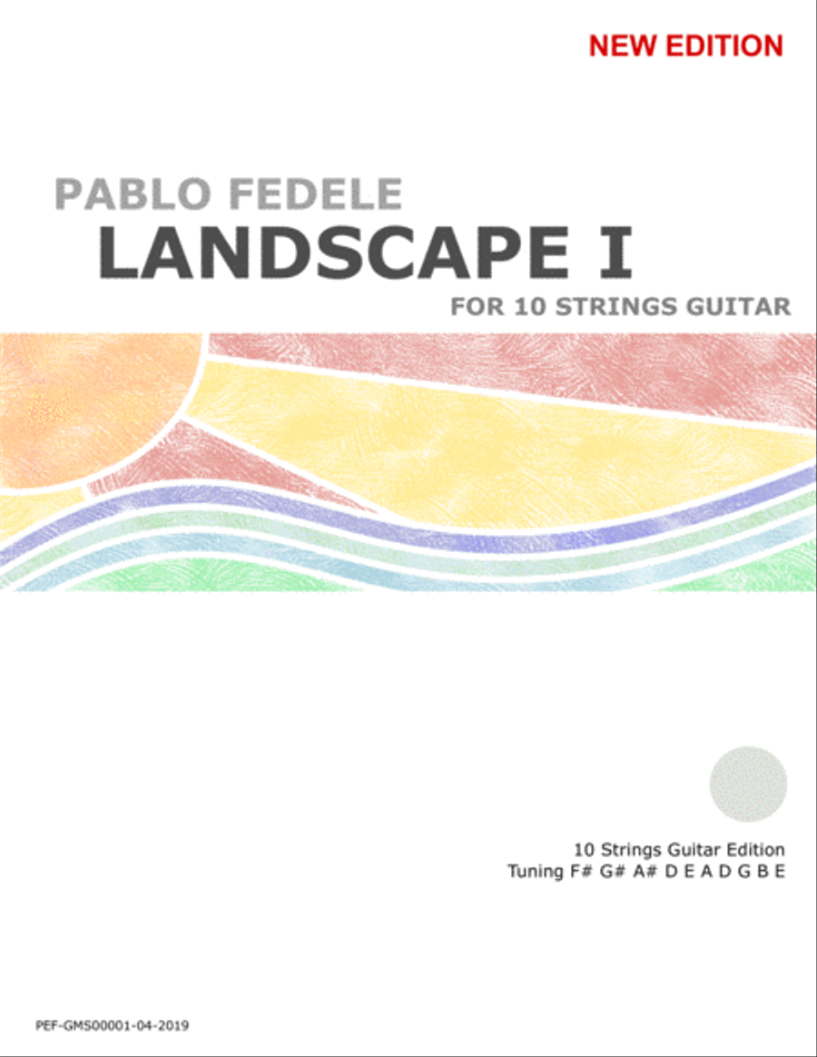 Landscape I - New Edition Classical Guitar scores gallery preview page 1