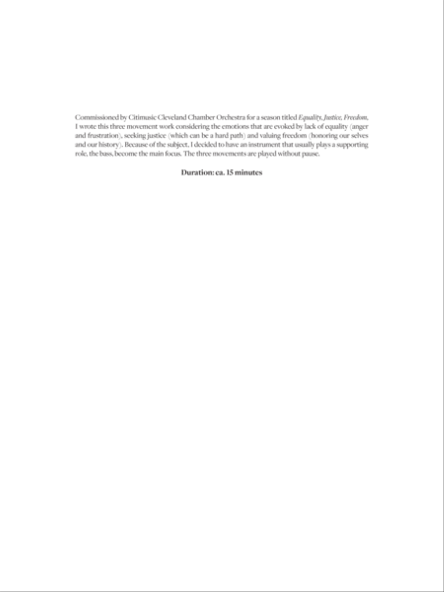 Equality, Justice, Freedom Chamber Music scores gallery preview page 4