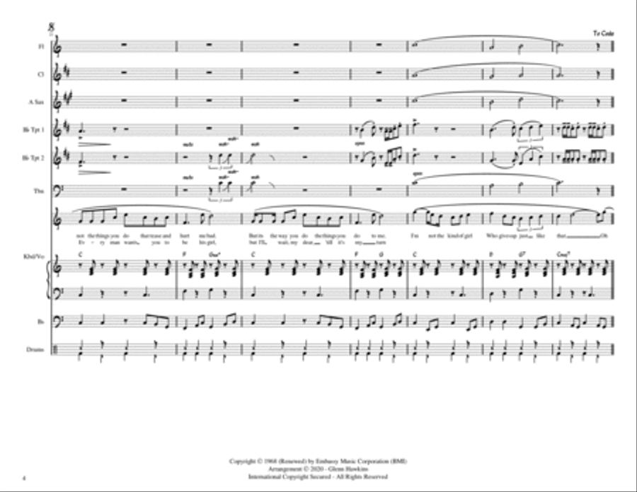 The Tide Is High Jazz Ensemble scores gallery preview page 5