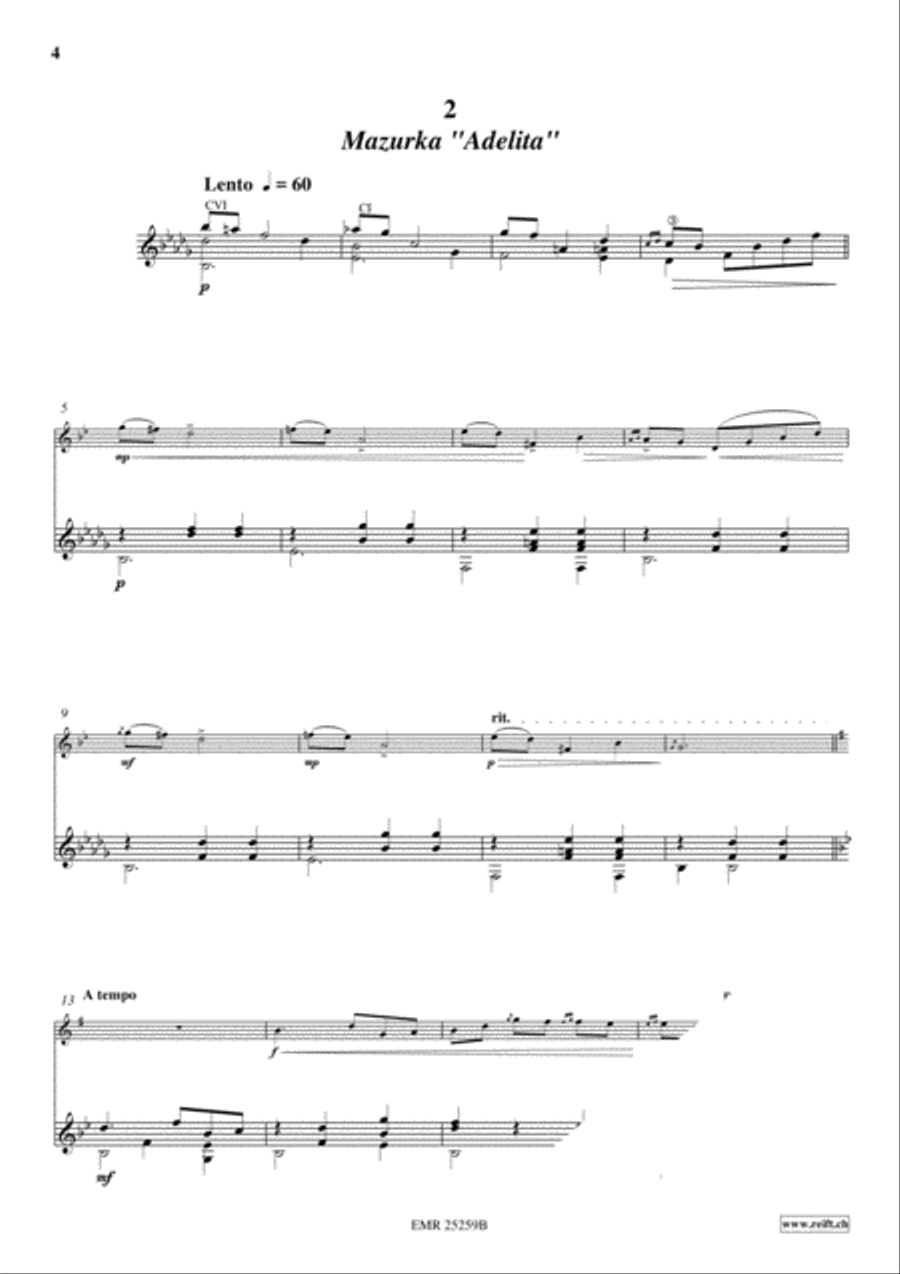 2 Pieces Baritone Saxophone scores gallery preview page 4