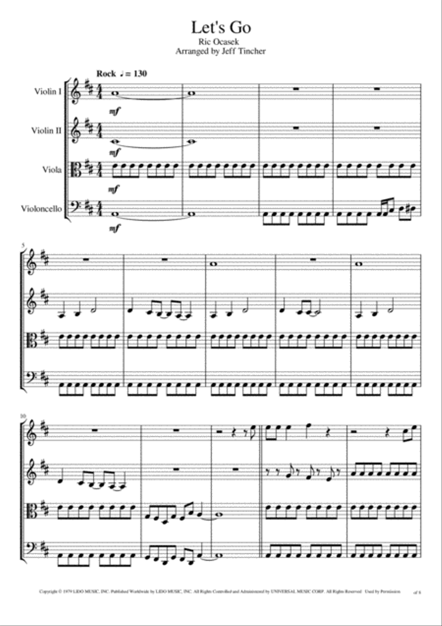 Let's Go String Quartet scores gallery preview page 2