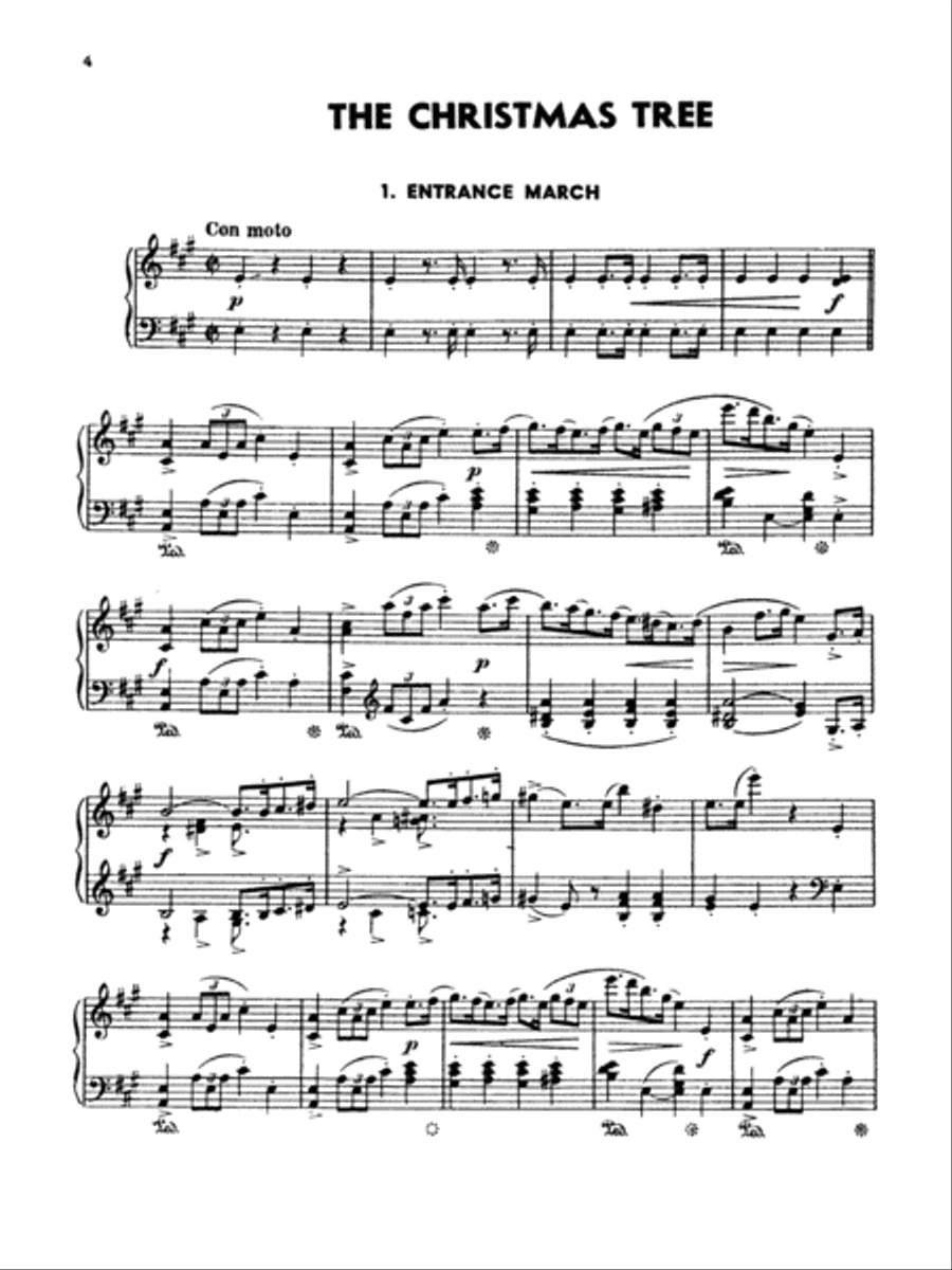 Gade: Children's Christmas Eve Piano Solo scores gallery preview page 1