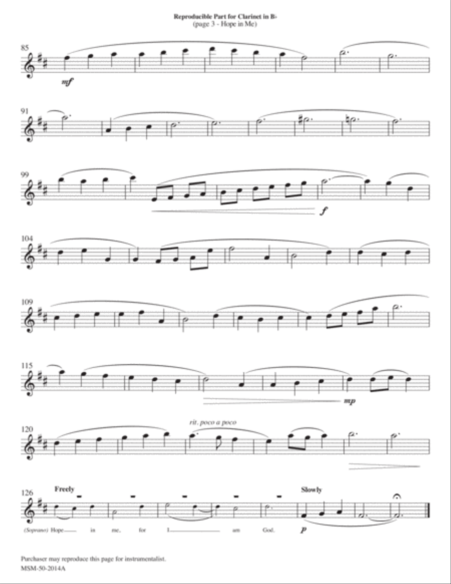 Hope in Me Choir scores gallery preview page 3
