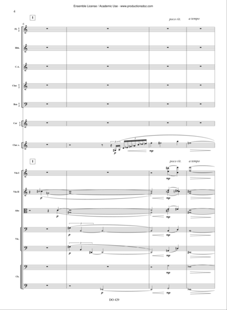 Concerto pour clarinette Orchestra scores gallery preview page 4