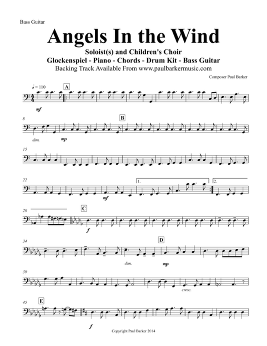 Angels In The Wind (Bass Guitar)