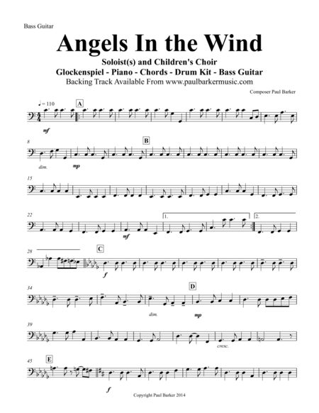 Angels In The Wind (Bass Guitar)