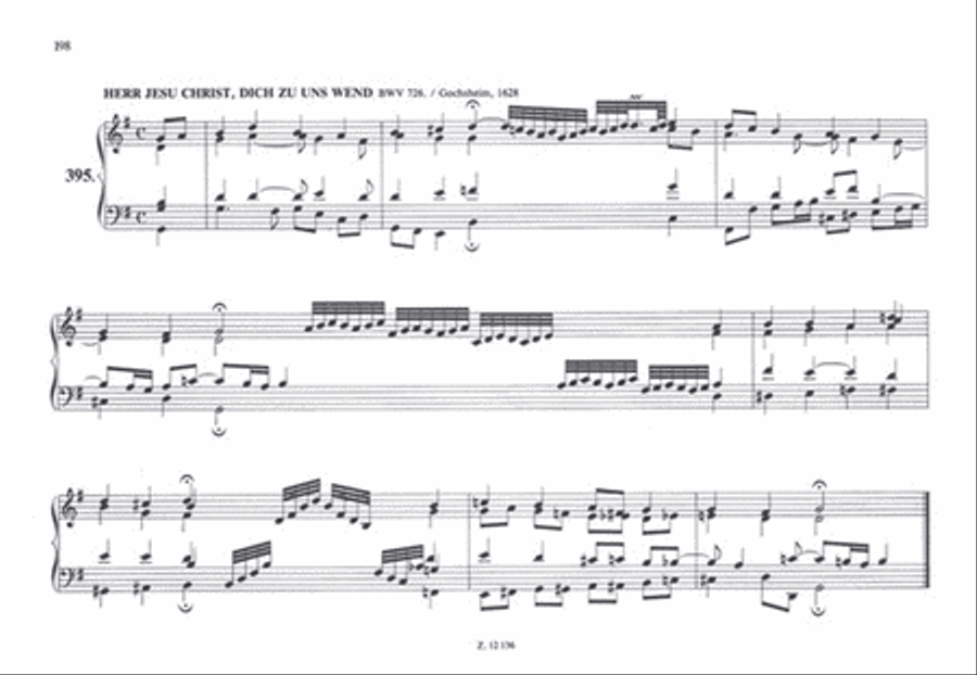 Vierstimmige Choralgesänge Organ scores gallery preview page 4