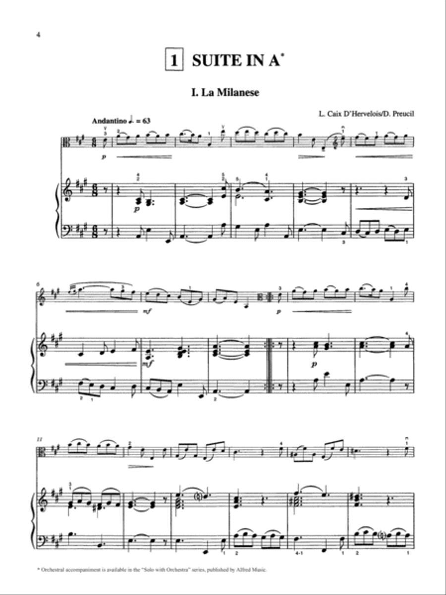 Suzuki Viola School, Volume 7 String Methods scores gallery preview page 4