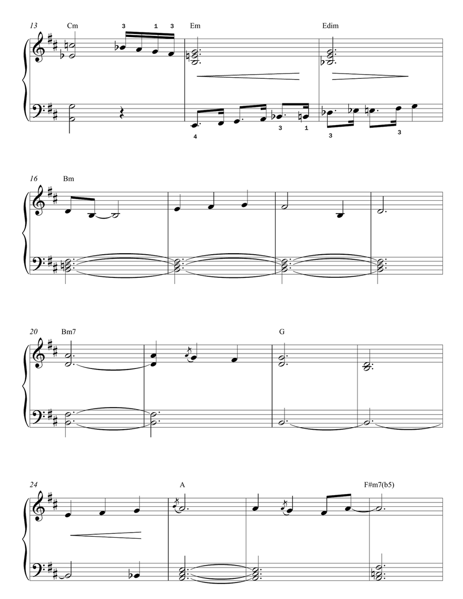 The English Patient Easy Piano scores gallery preview page 2