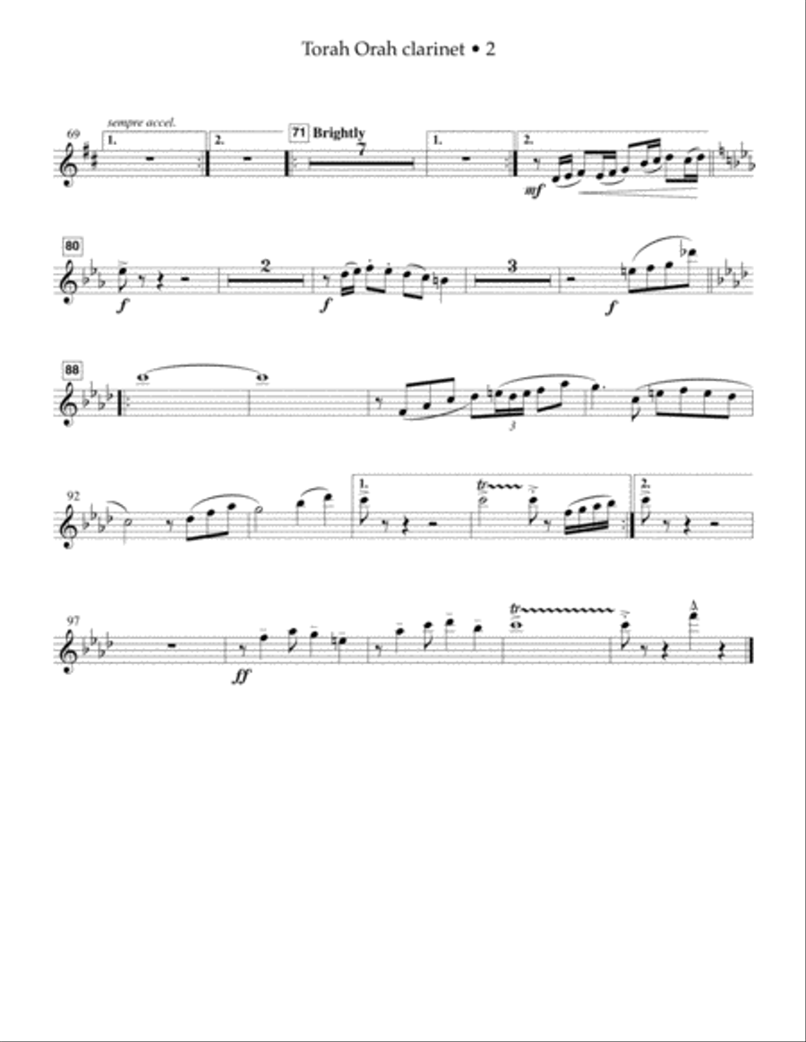 Torah Orah - SA Octavo SA scores gallery preview page 7