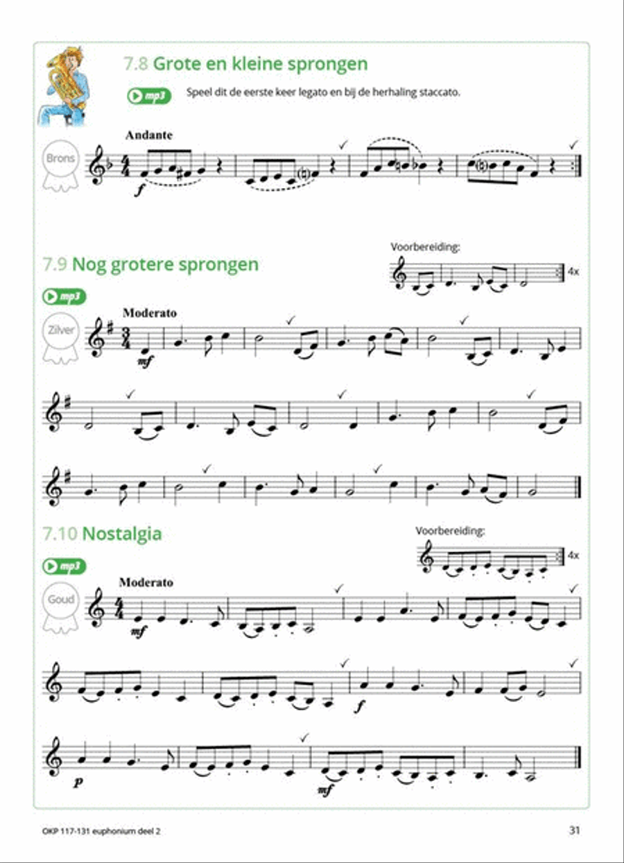 Samen Leren Samenspelen Vlaams Deel 2 Euphonium scores gallery preview page 5