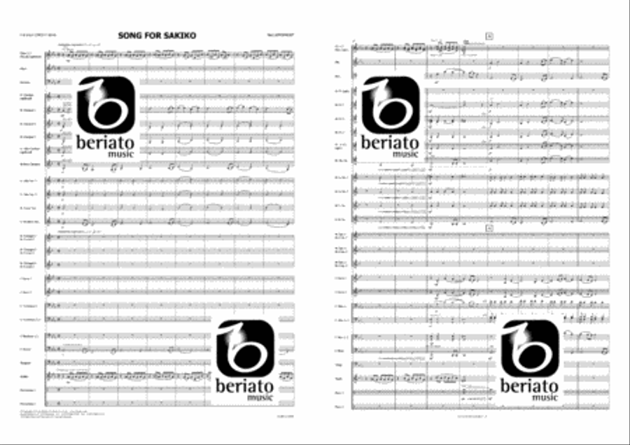 Song for Sakiko Choir scores gallery preview page 2